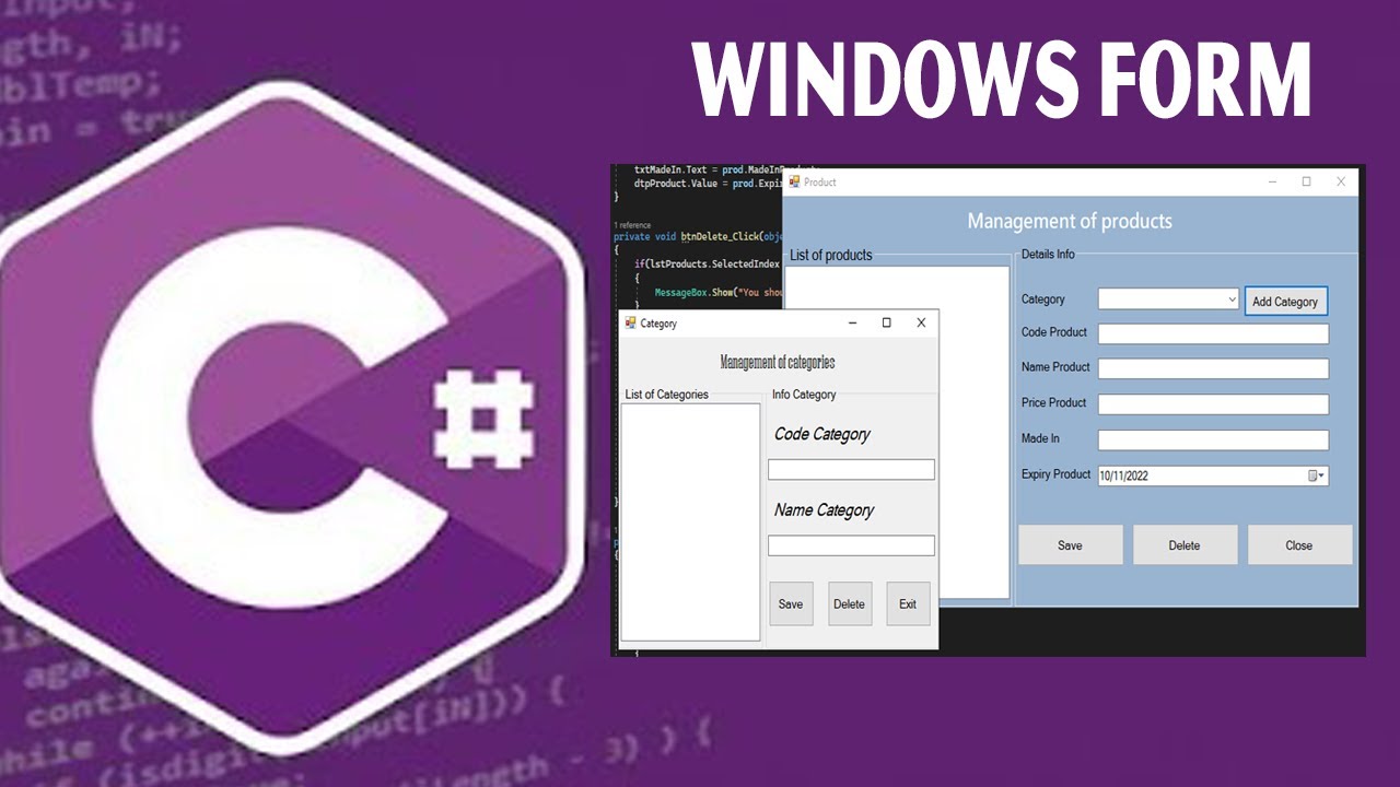 C# Module 5 :- Windows Forms & WPF