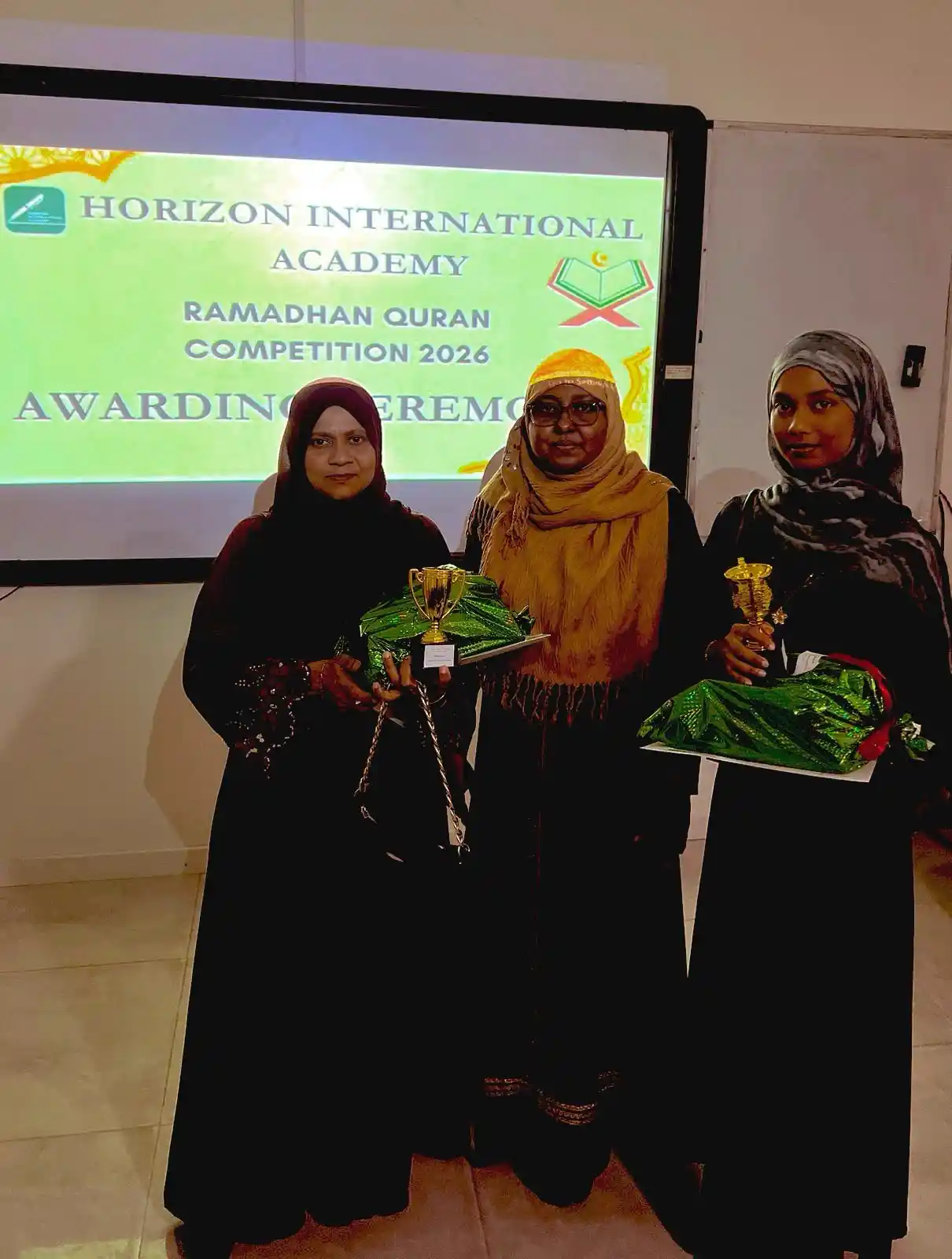 Highlights from the Quran Compertition Awarding Ceremony at Horizon International Academy
