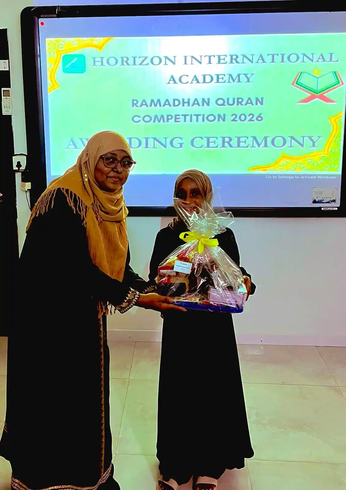Highlights from the Quran Compertition Awarding Ceremony at Horizon International Academy